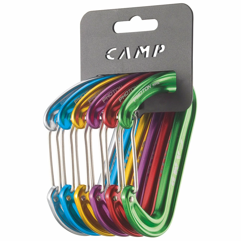 Cheap 🤩 CAMP USA Non-locking Carabiners CAMP Photon Wire Rackpack ⌛ 3 CAMP USA Non-locking Carabiners CAMP Photon Wire Rackpack