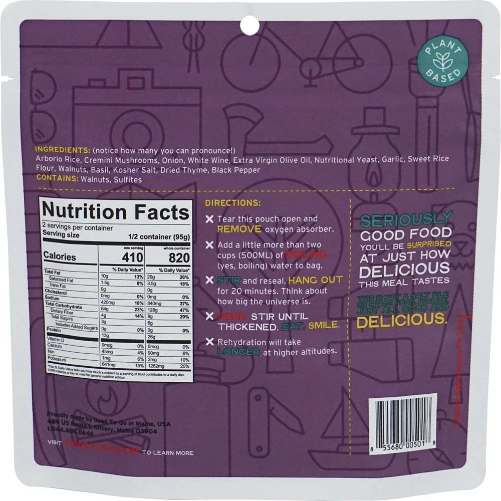 Cheapest 💯 Good To Go: Herbed Mushroom Risotto 🎁 5 Good To Go: Herbed Mushroom Risotto