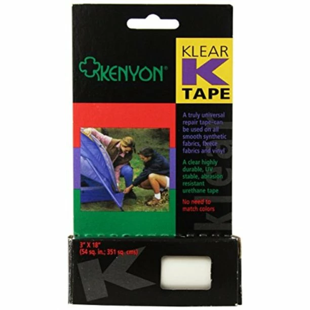 New 🛒 KENYON K-Tape Repair Tape-Clear 1st Aid, Gear Aid & Safety ✔️ 3 KENYON K-Tape Repair Tape-Clear 1st Aid, Gear Aid & Safety