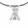 Lilo Collections Skis And Poles Necklace Accessories