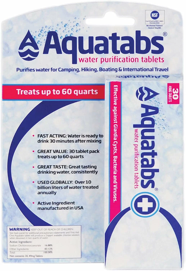 Outlet 🤩 MSR Aquatabs Hydration & Water Treatment 😀 3 MSR Aquatabs Hydration & Water Treatment