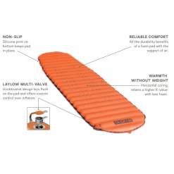 Brand new 🥰 NEMO Flyer Self-Inflating Sleeping Pad-Regular ✔️ 12 NEMO Flyer Self-Inflating Sleeping Pad-Regular