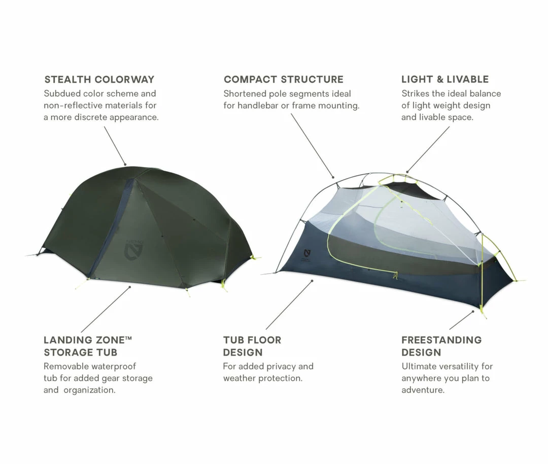 Best reviews of ❤️ NEMO Dragonfly 2P Bikepack Tent Tents & Shelters 🤩 6 NEMO Dragonfly 2P Bikepack Tent Tents & Shelters