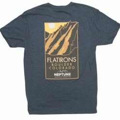 New 🎉 Men's Neptune Mountaineering FlatIrons T-Shirt ✨ 5 Men's Neptune Mountaineering FlatIrons T-Shirt