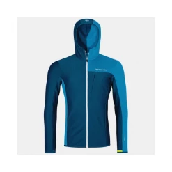 Ortovox Fleece Light Grid Hooded Jkt Men's