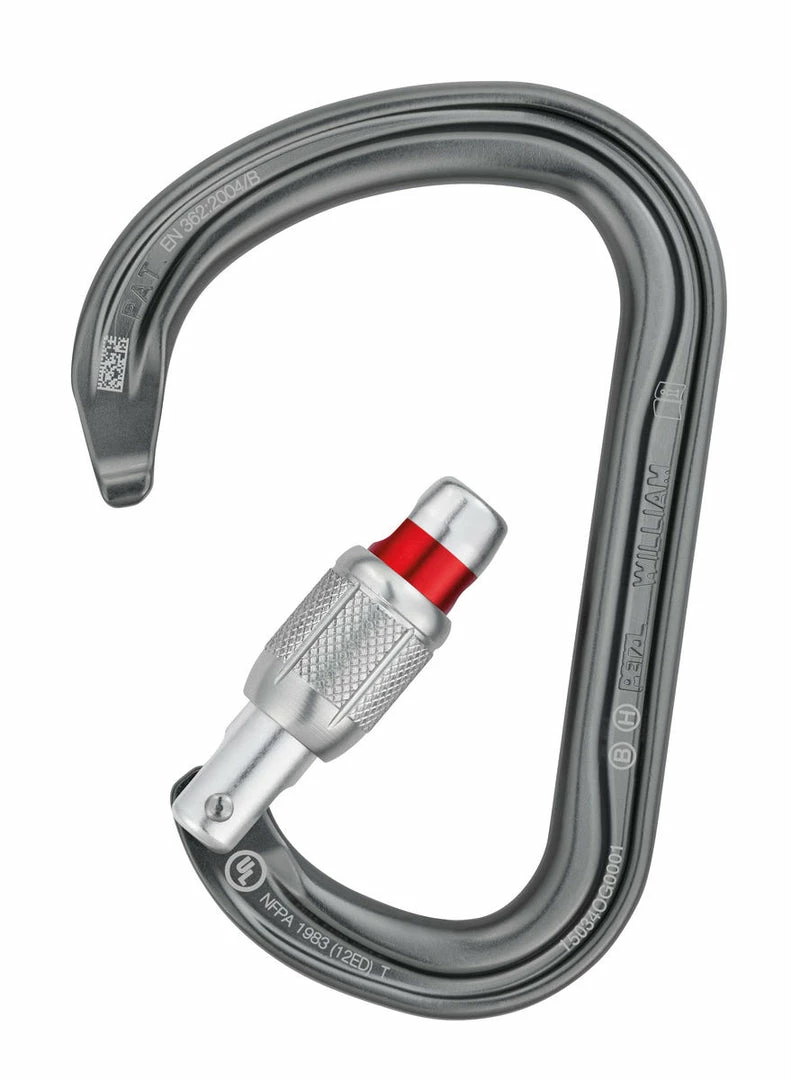 Budget 👏 Petzl William Screw Lock Carabiner Hardware 🔔 3 Petzl William Screw Lock Carabiner Hardware