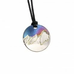 Spiltter Designs Round Mountain Pendant Accessories