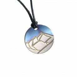 Spiltter Designs Round Mountain Pendant Accessories