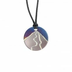 Spiltter Designs Round Mountain Pendant Accessories