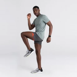 SAXX Men's Hightail 2N1 Run Shorts