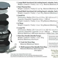 Kitchen SOTO Navigator Cook Set